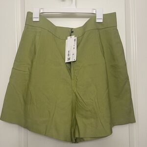 Lime green Zara shorts brand new. Size XXL but fits like XL